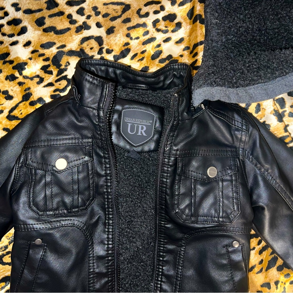 Toddler Leather Jacket